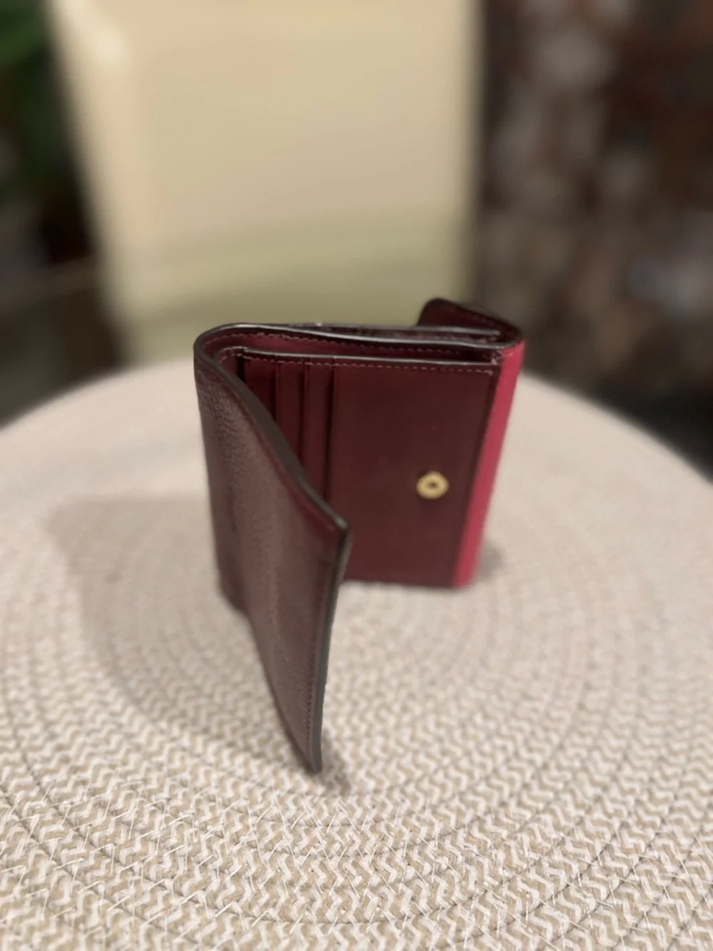Coach Georgie Small Wallet In Colorblock - Picture 7 of 11